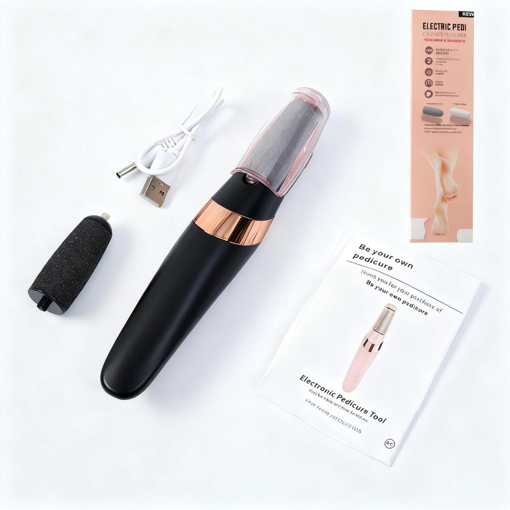 Smerigliatrice elettrica a pedale: Rimuovi Pelle Morta, Calli, Rendi i Piedi Belli con lo Strumento Automatico per Pedicure.