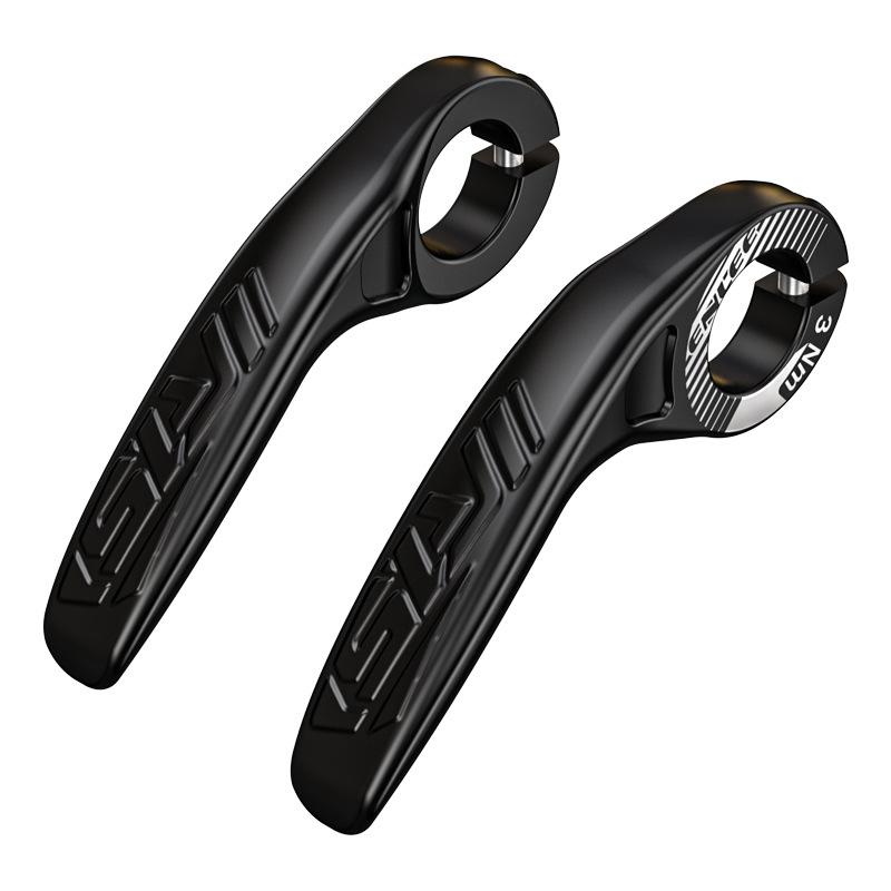 

ENLEE Bicycle Handle Cover Horn Pair, Folding Car Integrated Molding Horn Pair, Handle Cover Accessories чорний