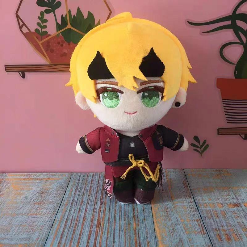 Neues Niedliches Genshin Impact 20cm Plüschtier Set 15 Charaktere Niedliche Weiche Baumwollpuppe Spiel Anime Figur Fans Sammlung Geburtstagsgeschenk für Kinder Heimdekoration