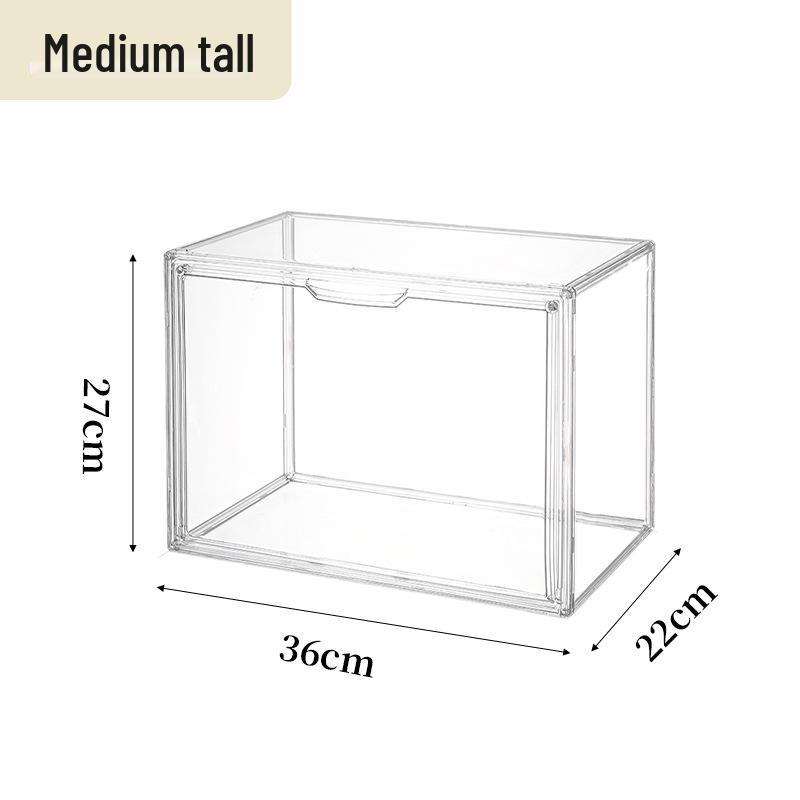 Acrylic Display Case with Shelves for Model Figures, Dolls, and Blind Box Figurines 