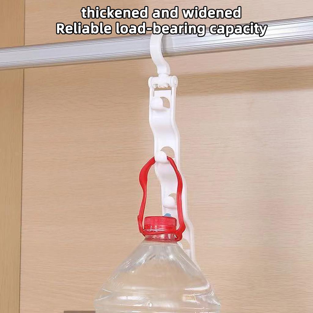 Five Link Clothes Hanger with Hooks Balcony Wardrobe Space Saving Storage Rack Student Dormitories Multi-layer Clothes Organiser