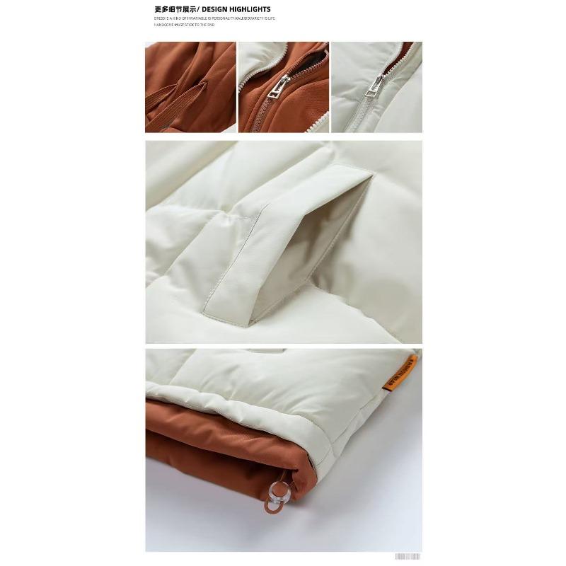 2025 American Fake Two-piece Cotton Jacket for Men and Women In Autumn and Winter Outdoor Windproof Thickened Casual Trend Padded Clothes