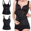 Sleeveless Women's Postpartum Panties Zipper Waist Cinching Corset Waist Trainer Shapewear Travel