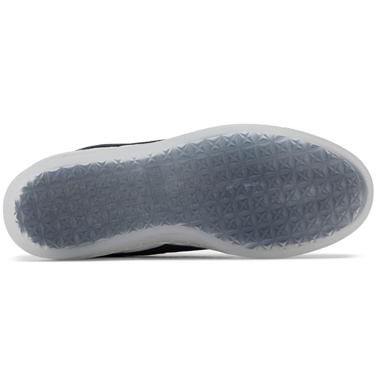 Puma Suede Series Translucent Low-Top Sneakers Unisex Sneakers White Navy-Blue 383894-03