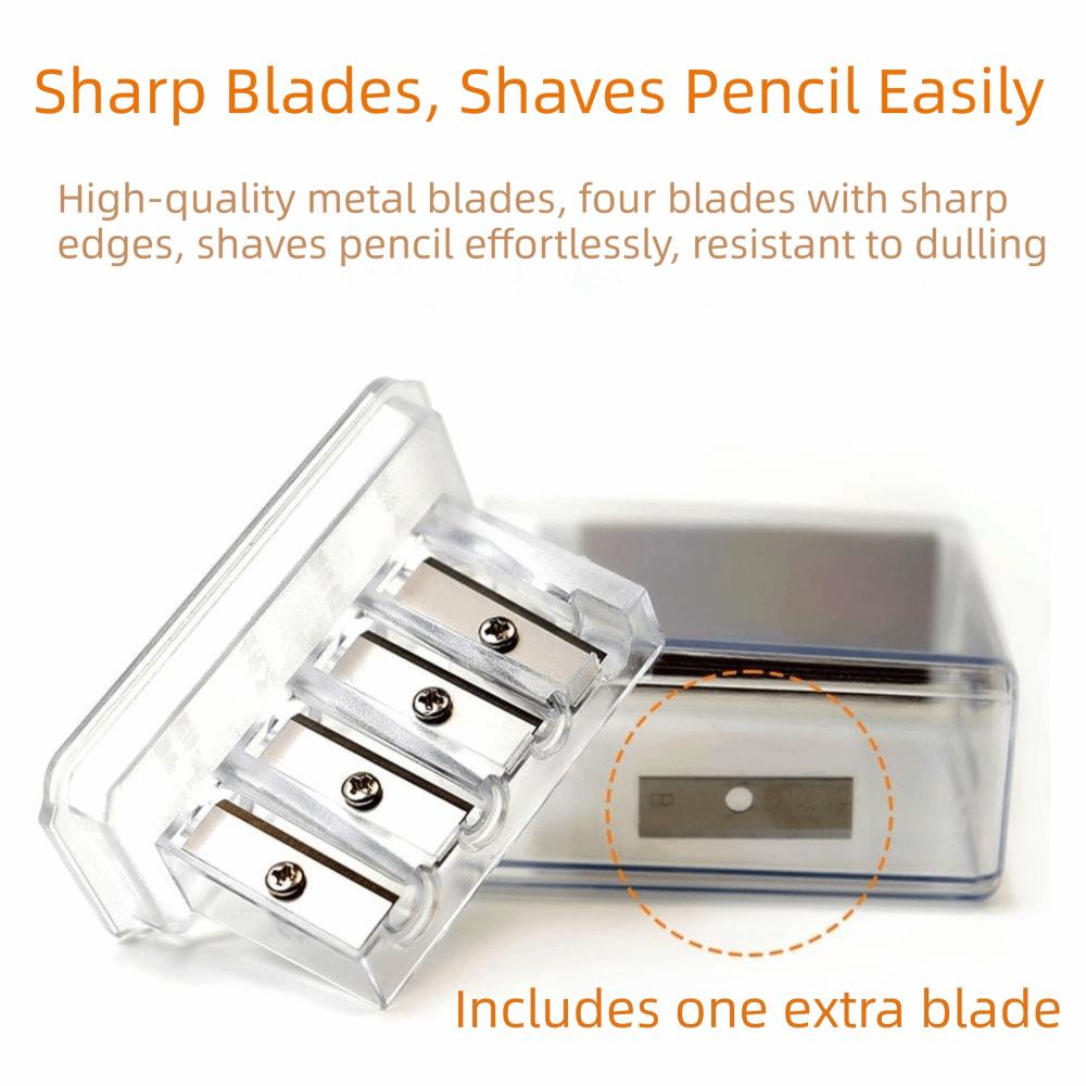 4 Holes Pencil Sharpener Multi-functional Sketching Students Manual Sharpener  Sketching Use