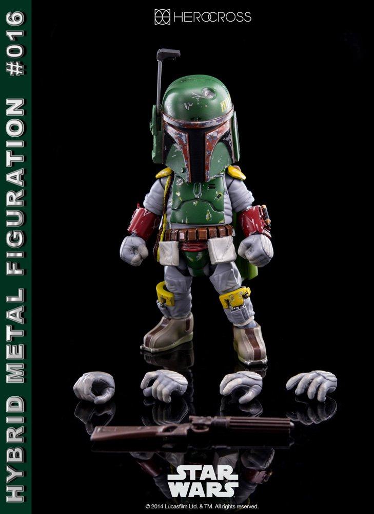 Hybrid Metal Figuration Star Wars Boba Fett Alloy Painted Movable Figure Non-Scale