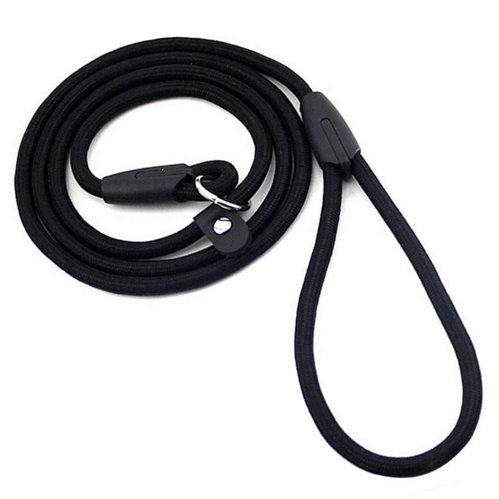 Slip Lead Dog Leash for Puppy Pet Small Dogs Training and Walking Nylon Rope Leash Anti-Choking P-sharped Dog Slip Chains Collar