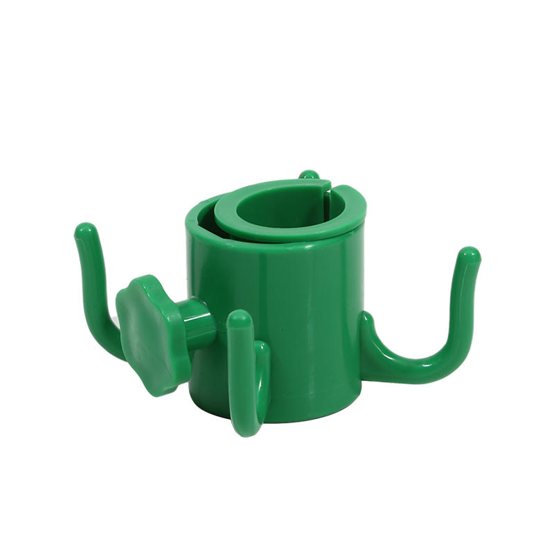 Beach Patio Umbrella Hanging Hook Beach Camping Trips Four-corner Plastic Umbrella Holder Hanger for Towels Hat Clothes