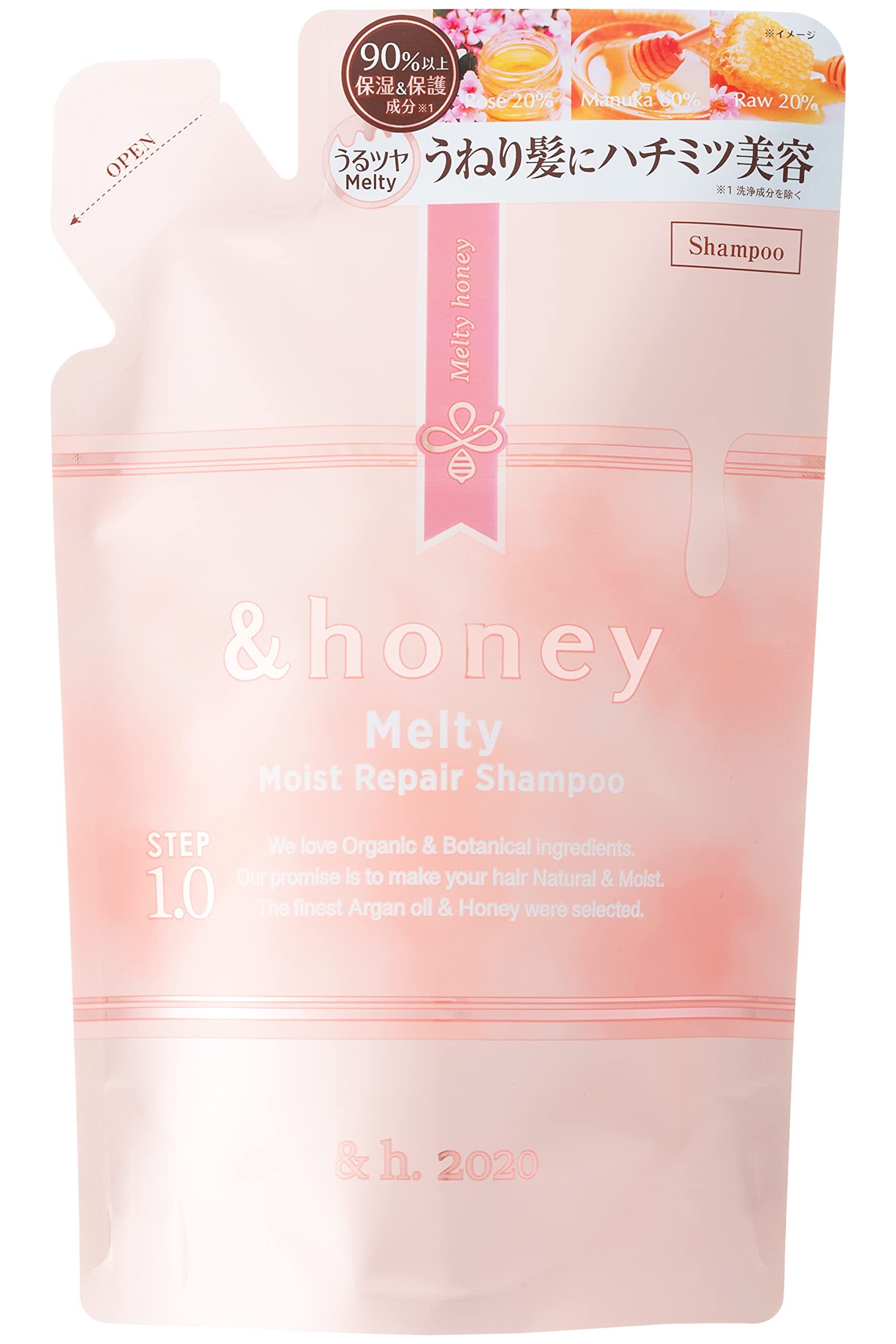 

Melty Moist Repair Shampoo Refill 350ml Shampoo &honey 1.0 рожевий