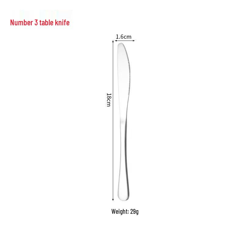 1010 Series 410 Stainless Steel Western Tableware Set – Serving Spoon & Cake Set for Restaurants & Hotels