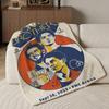 Music J-Jonas B-Brothers Throw Soft Warm Flannel Blanket, Multi-use Throw for Bed Sofa Office, Air Conditioning Nap Blanket