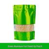 Colorful Window Aluminum Foil Stand-up Food Storage Bags