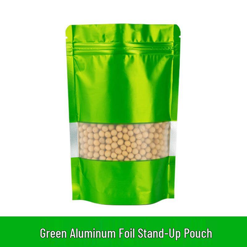Colorful Window Aluminum Foil Stand-up Food Pouches