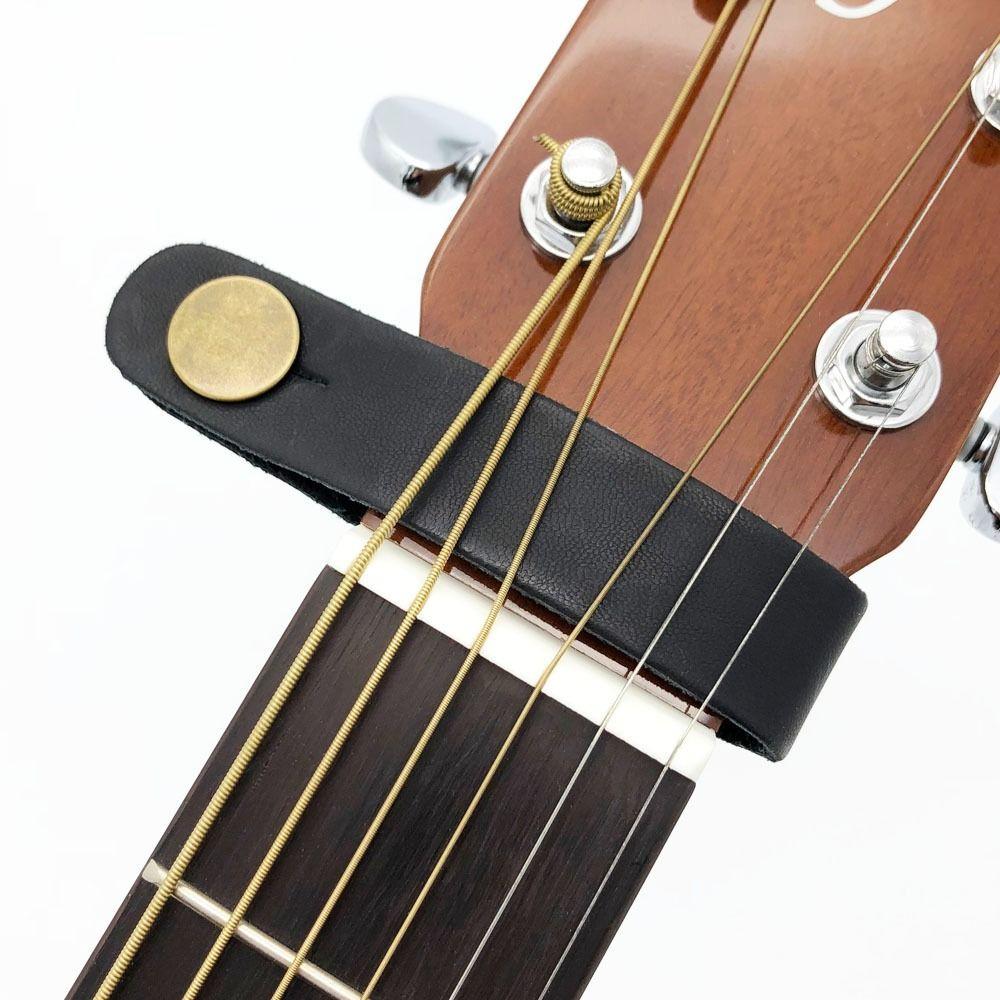 Retro Guitar Strap Lock Vintage Holding Button Safety Lock Strap Retro Guitar Neck Strap  Bass