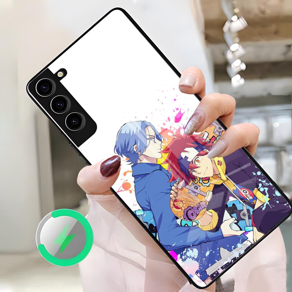 

Anime Cool Boy S-Sk8 The Infinity Phone Case For Samsung S26 Ultra S25 Edge S23 S22 S21 S20 Ultra Plus S24 Fe A25 Magnetic Glass Samsung S23