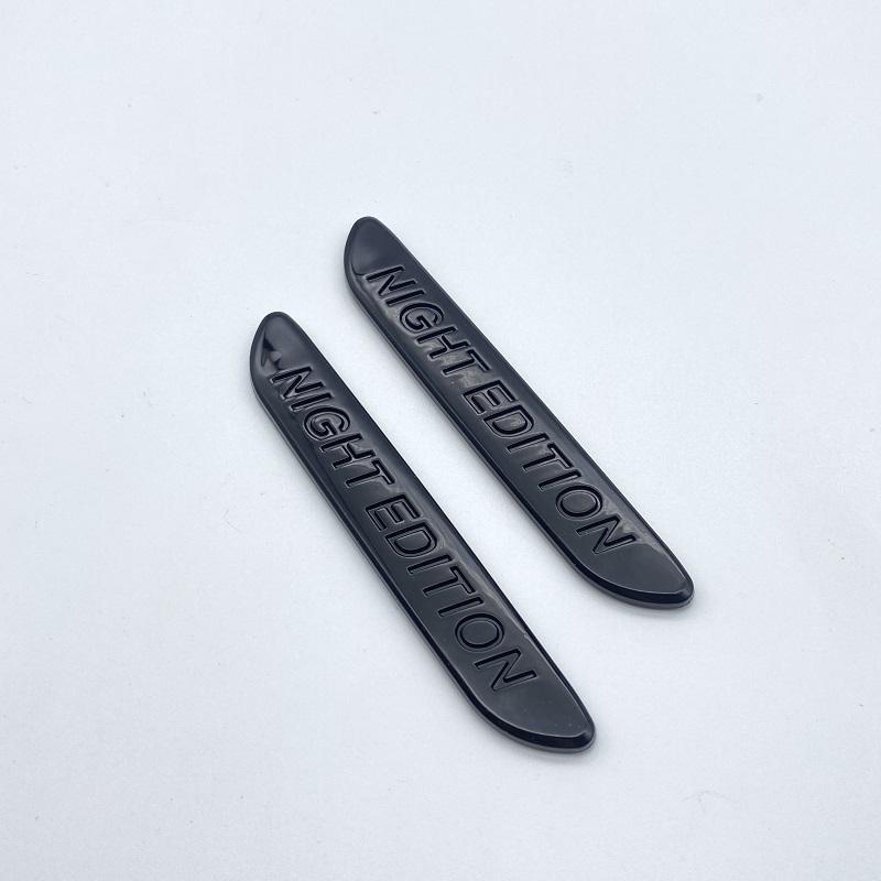 NIGHT EDITION Grand Edition Prime Edition Blade Top Emblém ABS na blatník auta Mercedes Benz Samolepka s bočním odznakem Lesklá černá