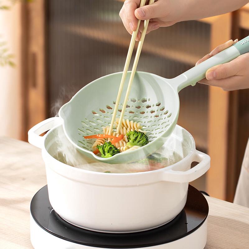 Long Handle Kitchen Strainer Set (2-Pack)