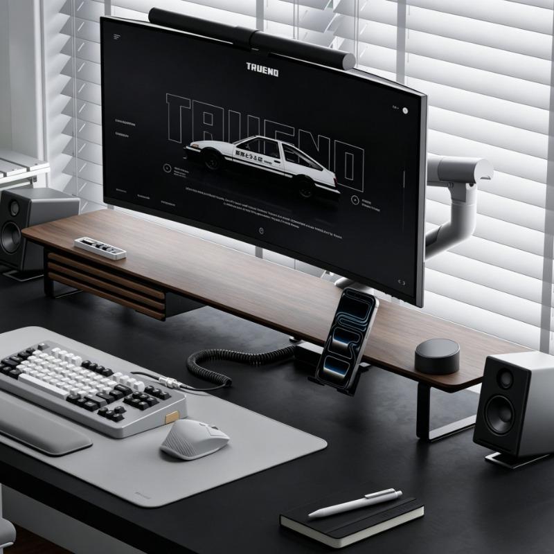 Modular Monitor Stand Accessories Laptop Phone Tablet Organizer Holder Headphone Watch Charger Bracket Monitors Storage Supplies