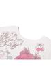 KIRSH X Pitu Graphic Off-Shoulder Crop Sweatshirt [White]