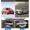 for VW POLO MK4 2002-2008 9n 9n3 Chrome Handle Cover Trim Set Volkswagen 2005 2006 2007 GTI Car Accessories Stickers Car Styling