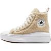 (GS) Converse Chuck Taylor All Star Move Platform Sherpa 'Beige' Kids' A06794C