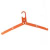 Travel Hanger Foldable Design Aluminium Alloy High Strength Light Weight Folding Clothes Hanger for Home Tirp Orange