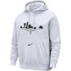 Nike X NBA Dallas Mavericks Club FW24 City Edition Series Casual Comfortable Pullover Hoodie Men Hoodies White Black FZ0595-100