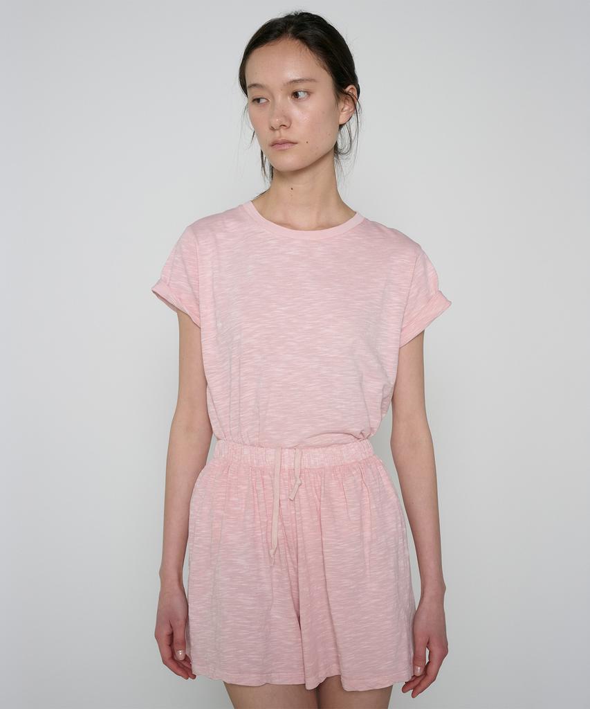 Jeonggamseutyudio Pigment Dyed Slub Cotton Tee_4 Color