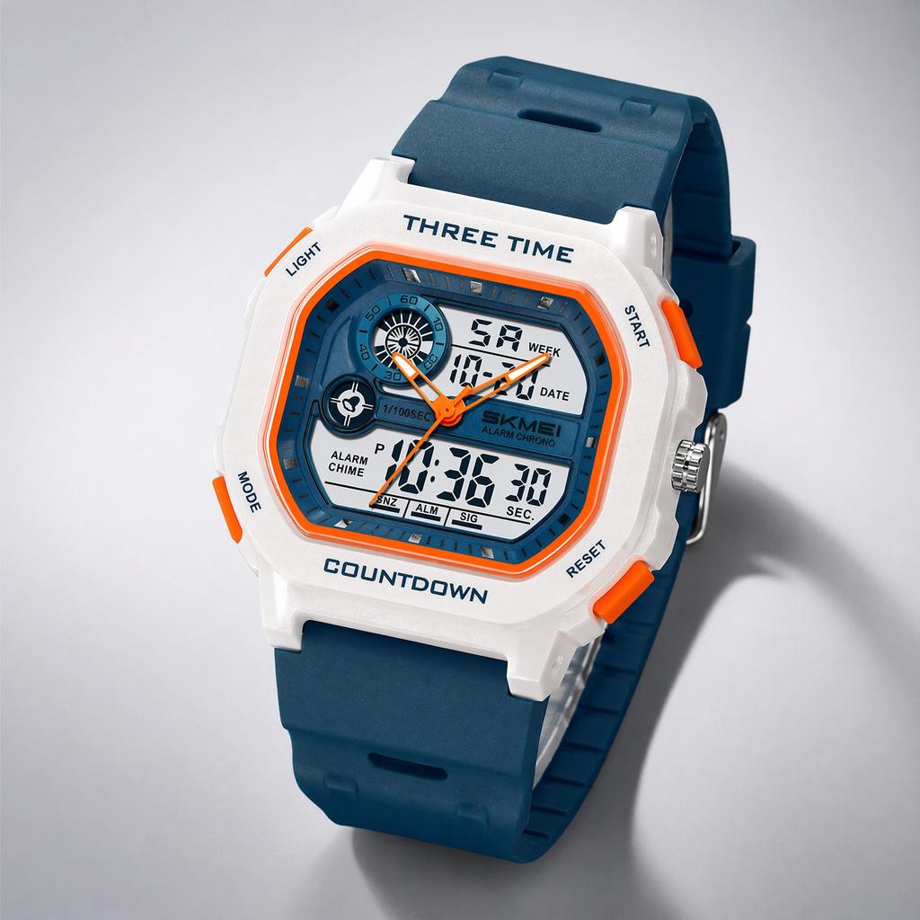 Unisex Digitaluhr SKMEI Dual Display Schule 50M Wasserdicht 2641