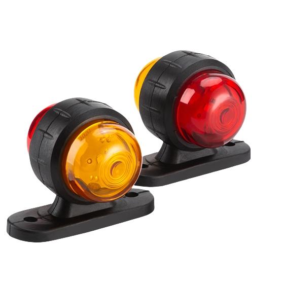 2PCS/Set Truck Tail Lights Outline Marker LED Side Marker 24v LED Light Truck Parts Caravan Trailer Lamp LED Side Lights