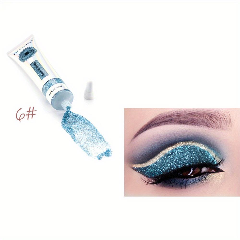 

9-цветный блестящий гель для губ, глаз, лица, многофункциональные водонепроницаемые жидкие тени для век без подделок #6