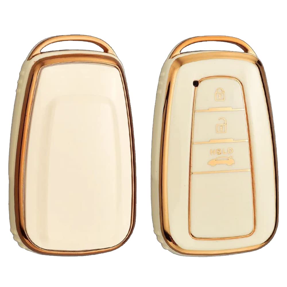 Toyota Smartnyckel Fodral, Nyckelskydd, Nyckelhållare, Snygg, Högkvalitativ, Reptålig, Fallsäker,