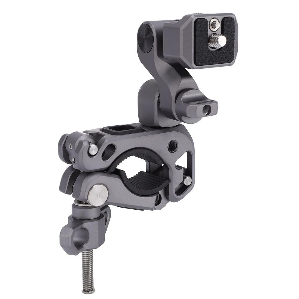 Camera Clamp Mount for Motorcycle Handlebar Pole 360 Degree Rotation Non Slip Action Camera Mount Holder for Riding