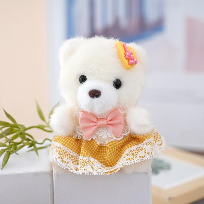 Plush Bear Keychain With Cute Bowtie For Kids And Teens Gift