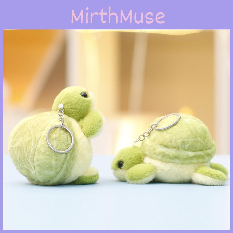 Plush Vegetable Turtle Toy Keychain Animal Stuffed Doll Pendant Decorations
