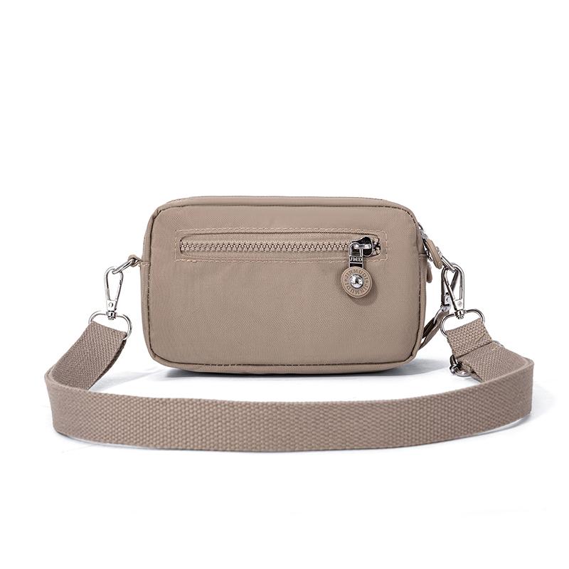 Waterproof Nylon Shoulder Bag Women's Multi-compartment Coin Purse