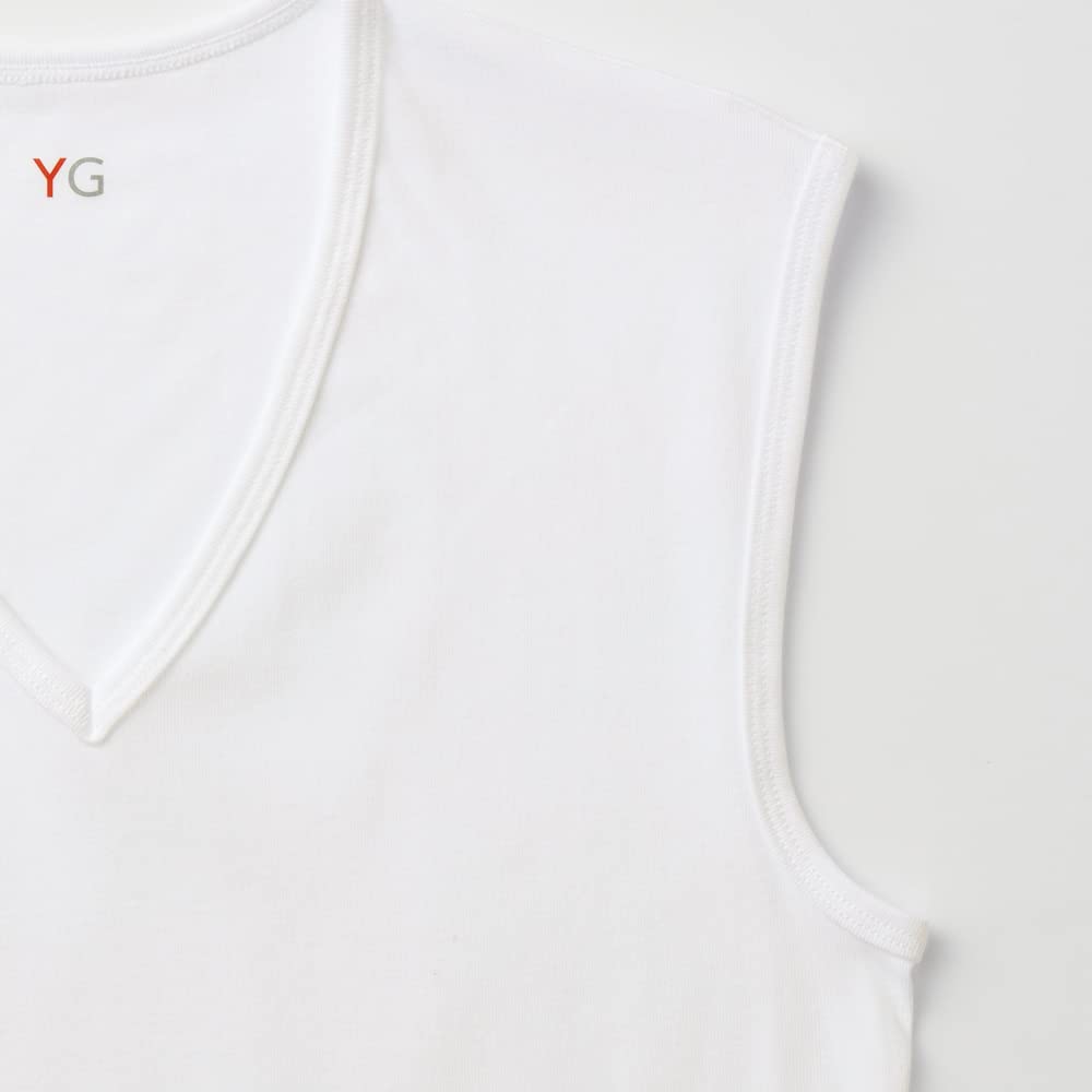 Gunze Sleeveless Cotton YG YN0018 V-Neck 100%