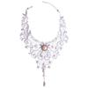 Elegant Beaded Lace Neck Piece Vintage Style Adjustable For Women Party Wedding Accessory
