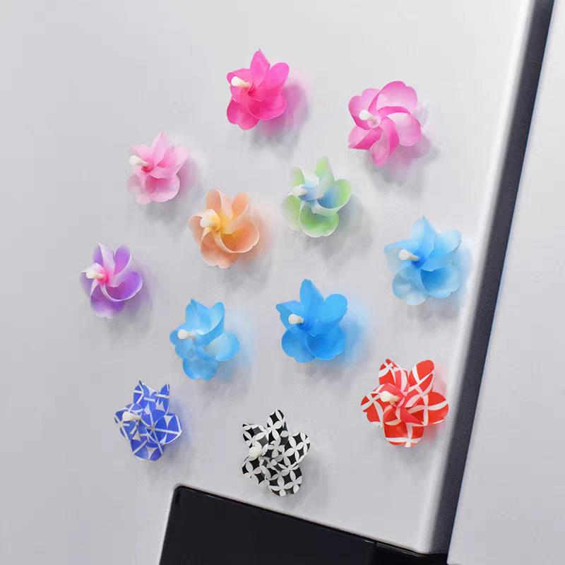 3 Stück Personalisierte und lustige 3D Glücks-Drehmühle Mini-Kühlschrankmagnete Kreativer Magnet Kühlschrank Po Nachricht Dekorativ