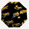 1PC Construction Vehicles Stop Signs Umbrella-8-Rib Reinforced Portable Folding Travel Suitable for All Seasons Outdoor Daily Use-120