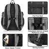 GRANDUP | Basketball Backpack, Large Sports Bag, With independent Ball Rack and Shoe Compartment, Can Store Thermos Bottles and Towels, Very Suitable