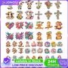 6Pcs Acrylic Animals Diamond Art Magnets Decals Diamond Painting Refrigerator Magnet DIY Fridge Stickers for Car Mailbox Decor