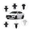 100Pcs Car Clip 6 Size Auto Interior Plastic Bumper Clips Rivets Fasteners Push Type Pin Retainer Trim Kit With Fastener Remover
