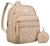 Women's PU Backpack R-PZP-01-9922 Beige