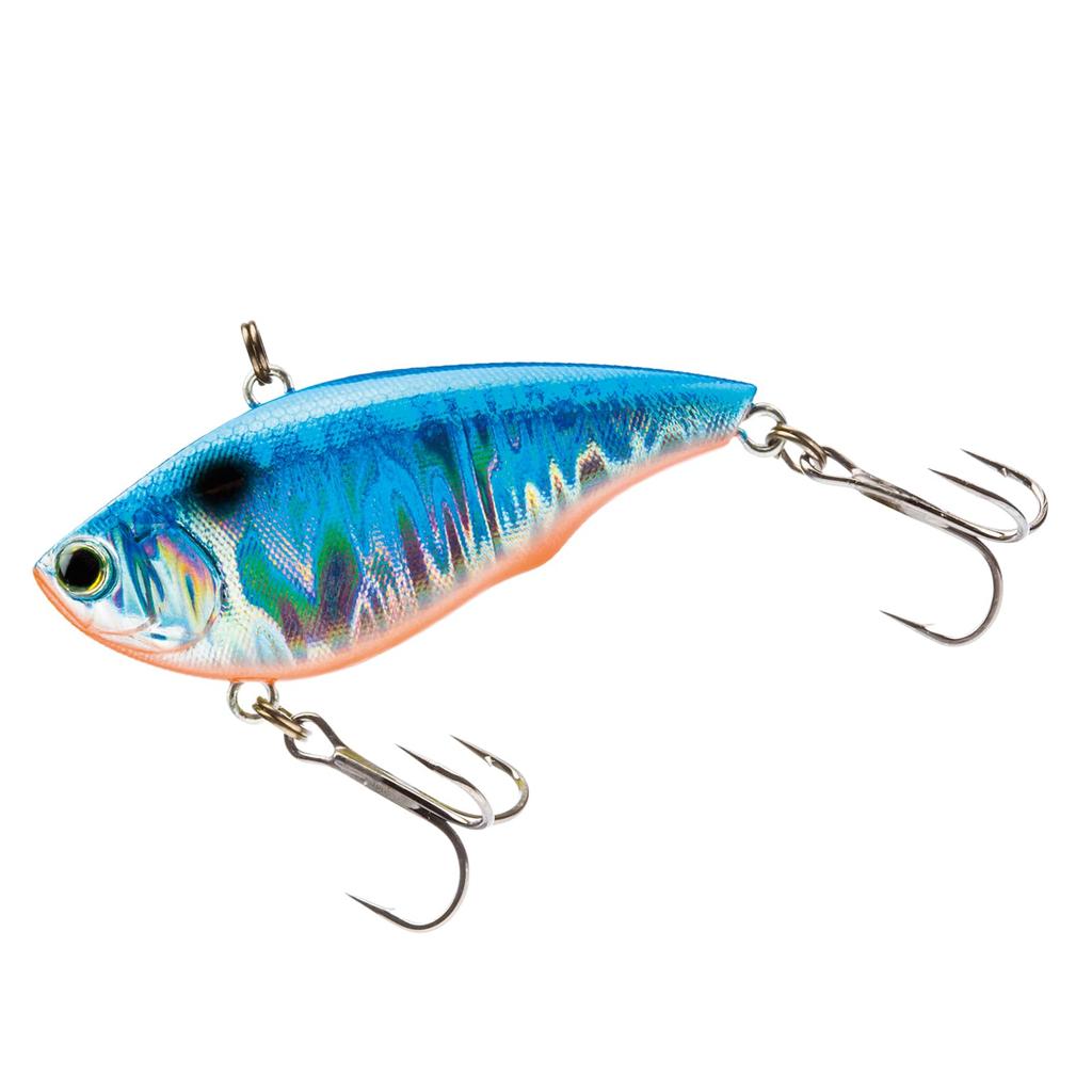 Rattlin Vibe Vibration Bass Shimmy Fall YO-ZURI Lure, 65mm, BT, Weight 17g, R1160-BT-Blue Silver, Fishing,