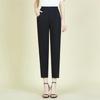 Mom's Ice Silk Cool Nine-Point Pants for Summer - Loose Fit for Mid-Aged and Elderly Women