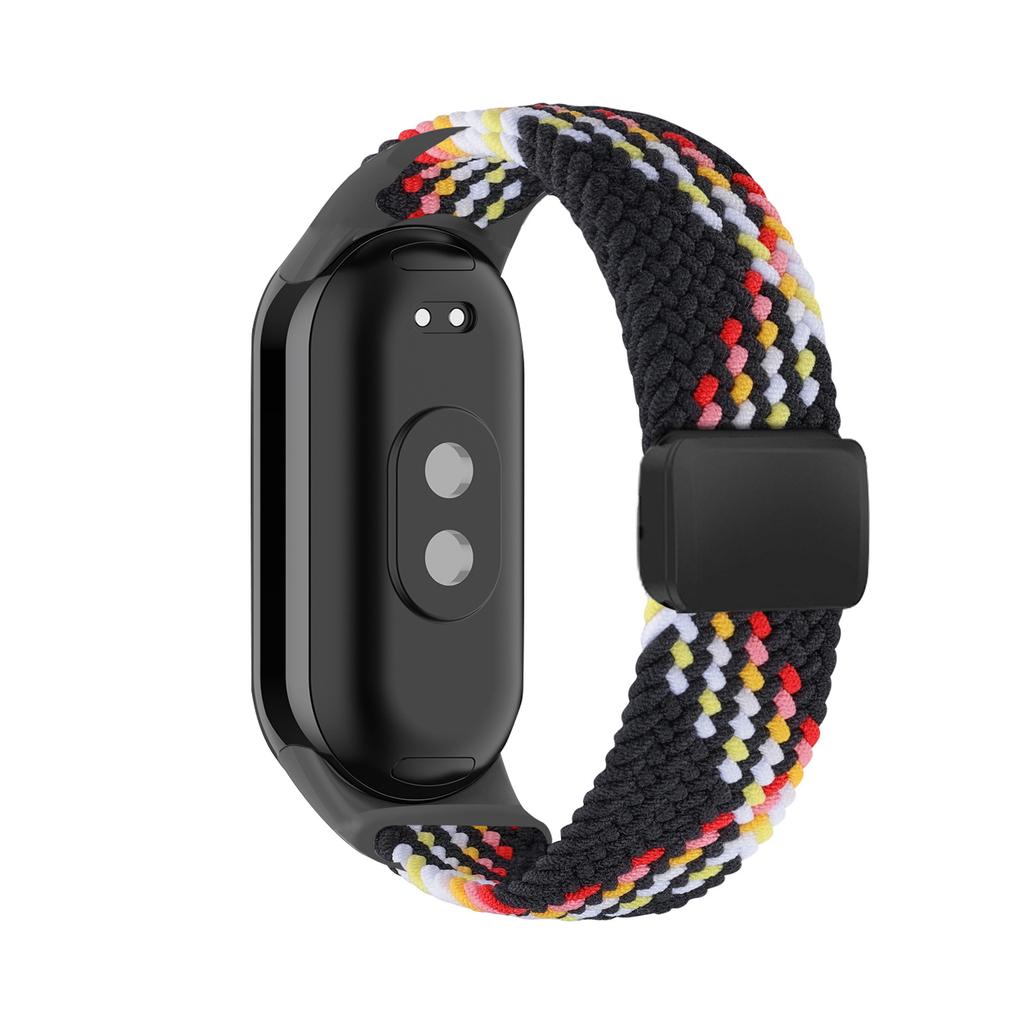 Braided Nylon WatchBand Strap For Xiaomi Mi Band 10 Smart Wristband Braided Elastic Weave Bracelet Miband 8 9 Watchstrap