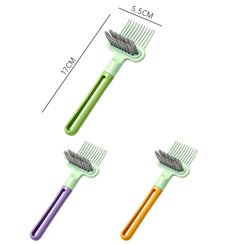 Comfortable Grip Pet Detangling Brush Rounded Teeth Pet Grooming Comb for Cats and Dogs