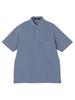SHIPS Colors Men's Polo Shirt, Moisture-Wicking, Quick-Drying, Kanoko Wide Collar, Light Blue, Size L, 212170048