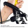1Pc Archery   Compound Bow Wrist Sling   Cord Rope For Adult (Black)
